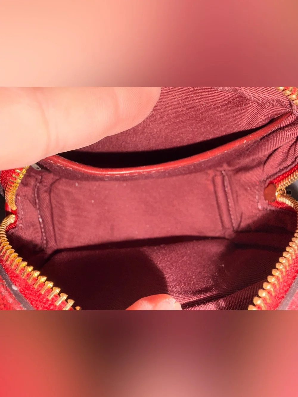 C1477 Coach signature mini pouch